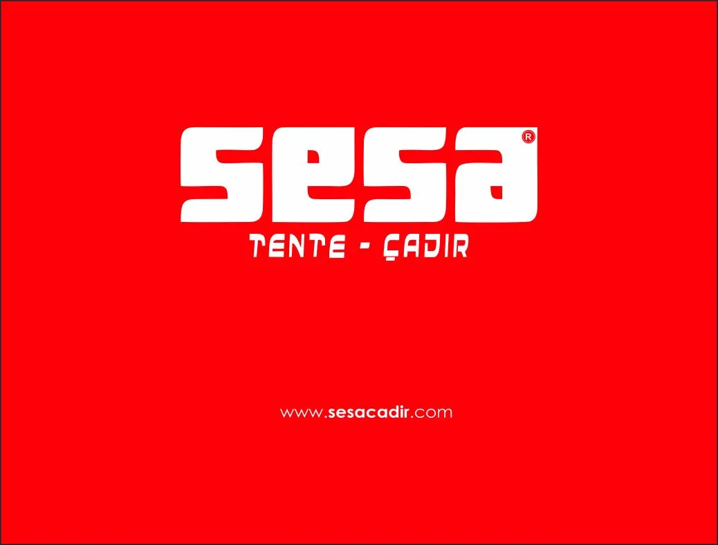 SESA ÇADIR TENTE KATALOG