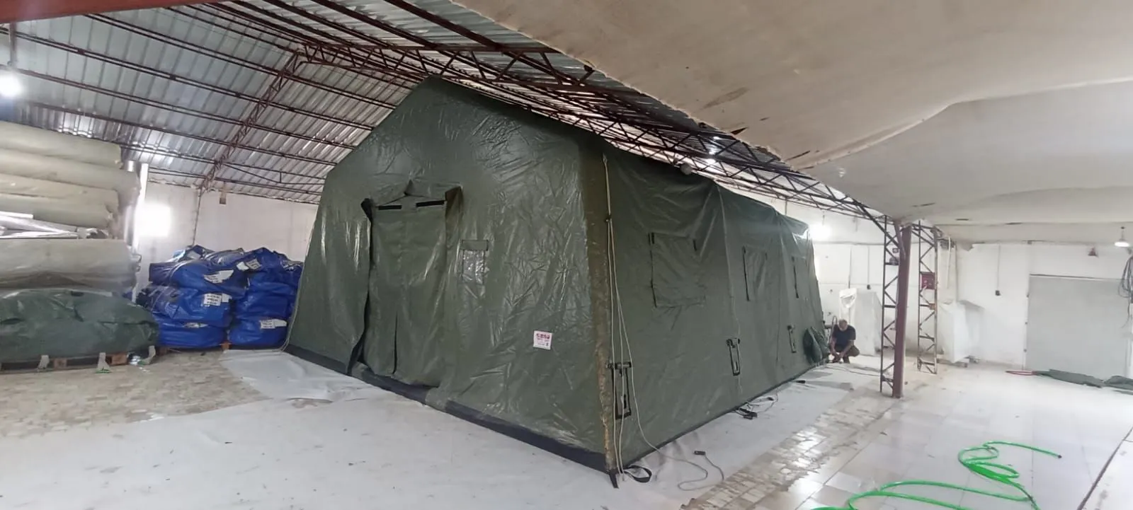 Şişme Çadır Askeri Model Kurulum 